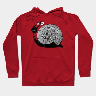 Funny Cartoon Snail With Spiral Eyes Hoodie